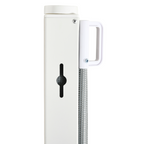 Retractable Safety Gate Folding Pet Barrier, for Doorways, Staircases, Hallways