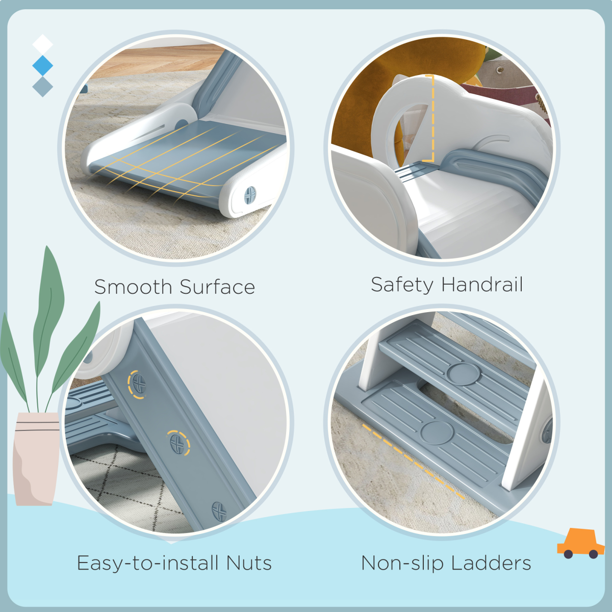 cortex-london-windsor-foldable-kids-slide-grey