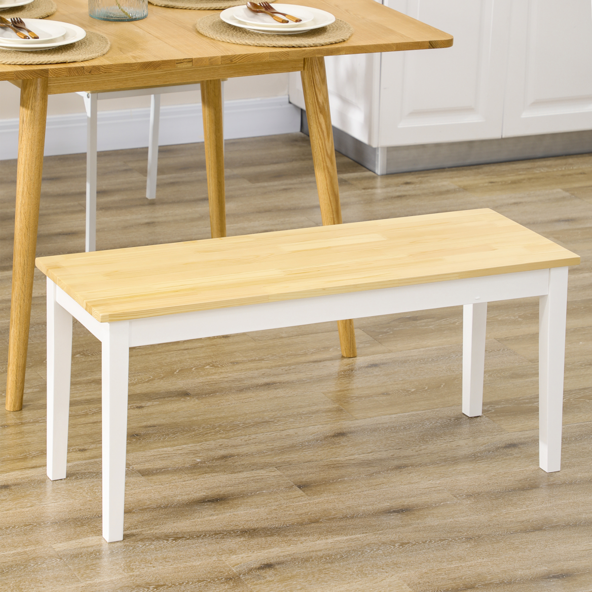 cortex-london-york-pine-wood-dining-bench-for-two-white-base-natural-wood-top