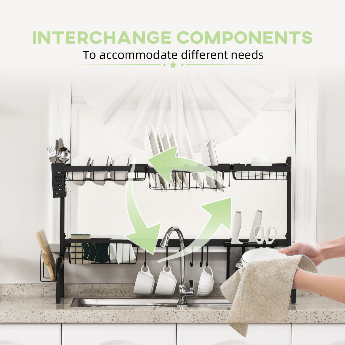 cortex-london-york-adjustable-over-sink-dish-drying-rack