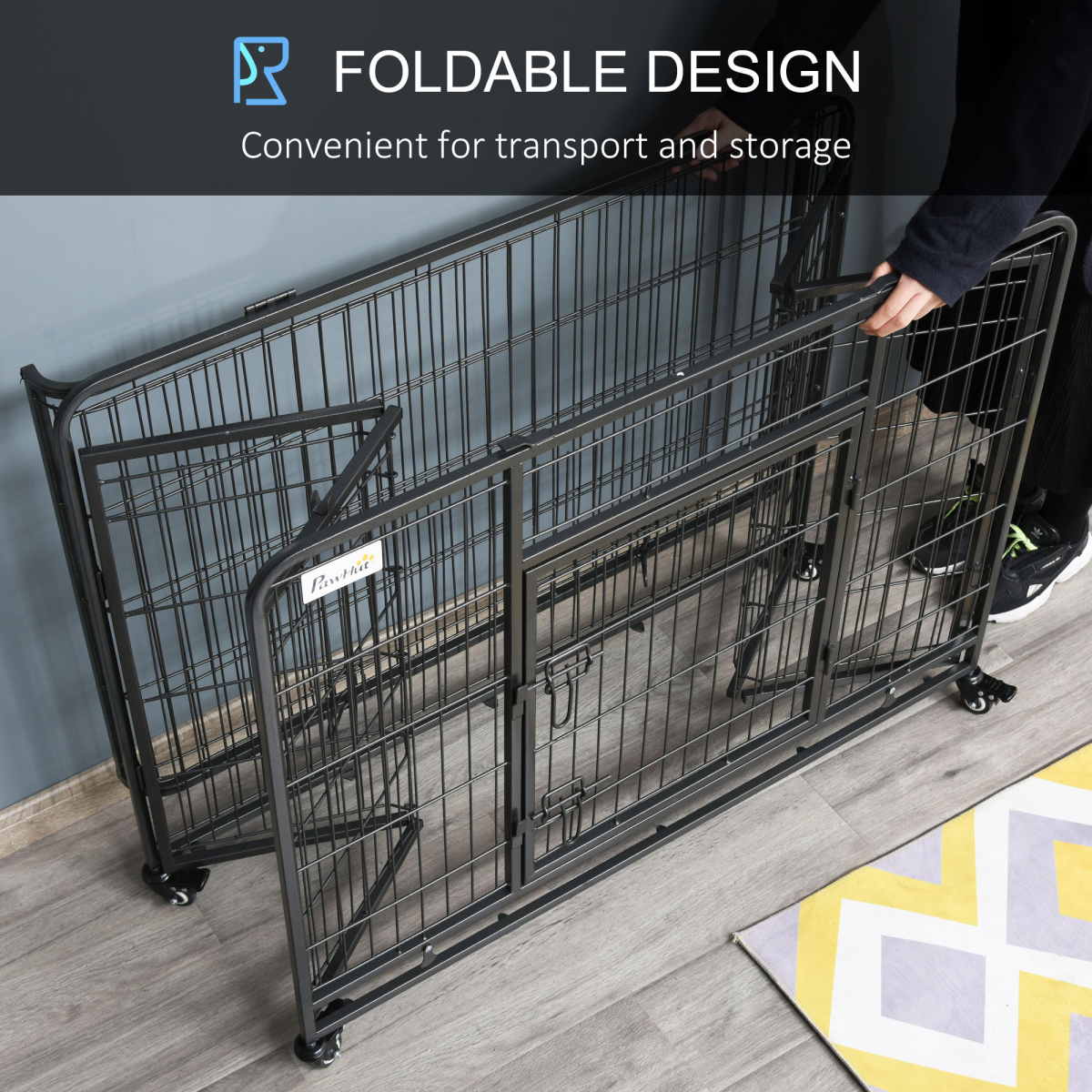 cortex-london-windsor-large-metal-dog-cage-locking-door-wheels