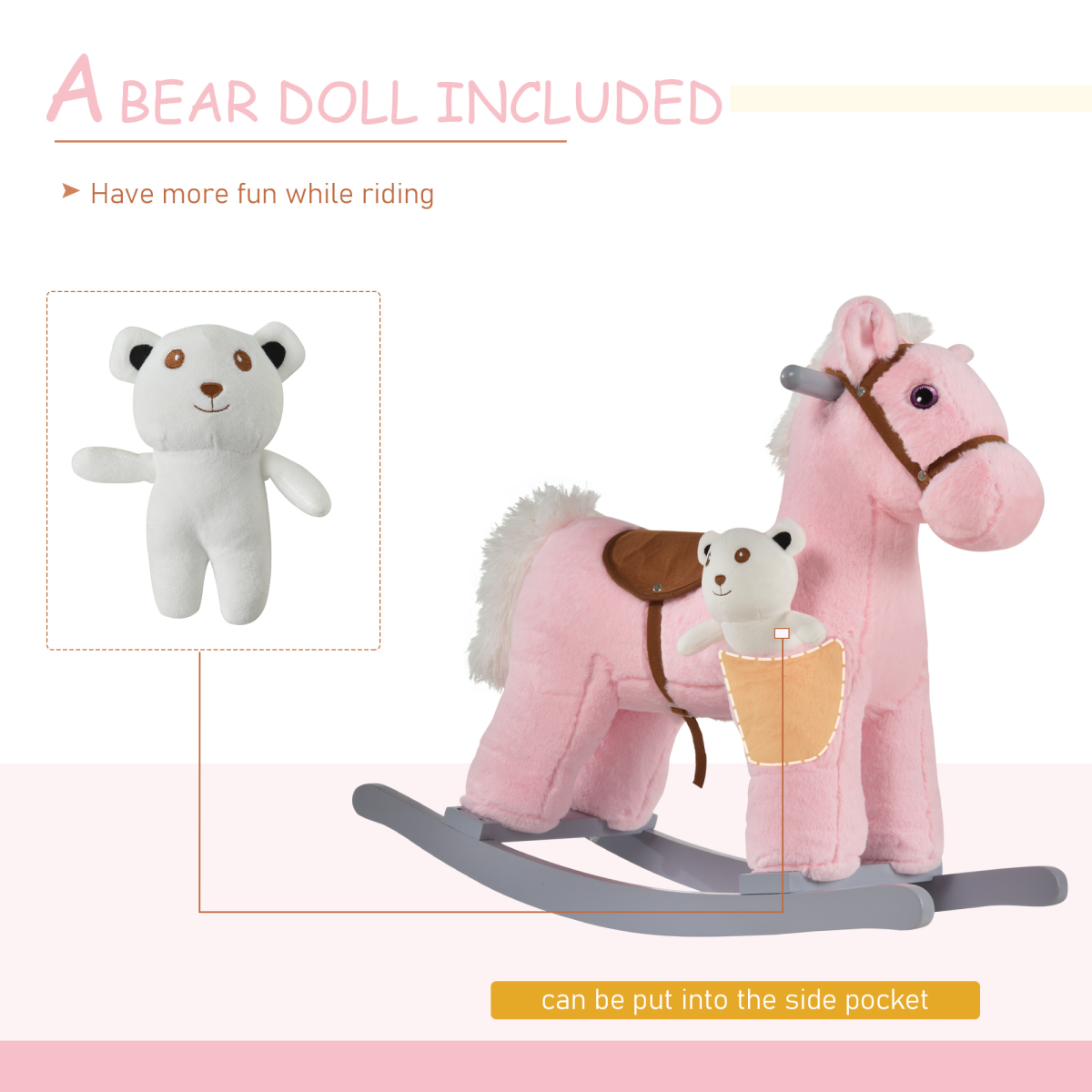 cortex-london-windsor-kids-plush-ride-on-rocking-horse-with-sounds