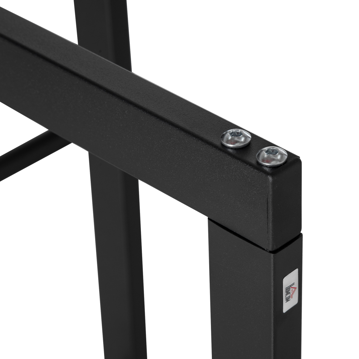 Robin Metal Rust-Resistant Firewood Log Rack Black