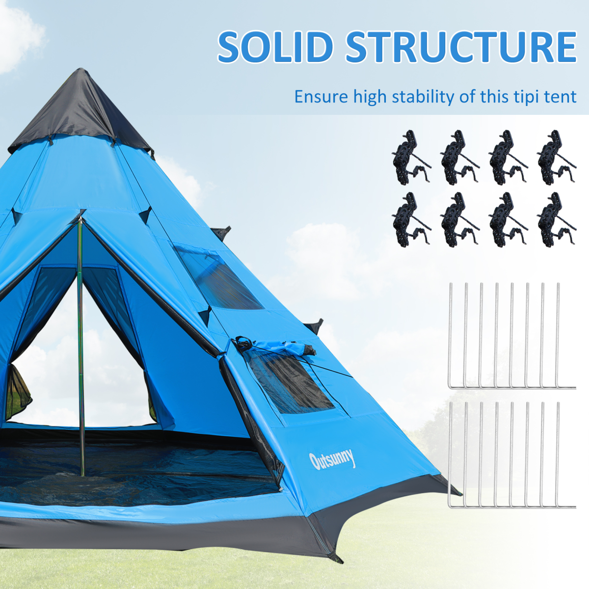 cortex-london-windsor-six-person-tipi-camping-tent-mesh-windows-carrying-bag