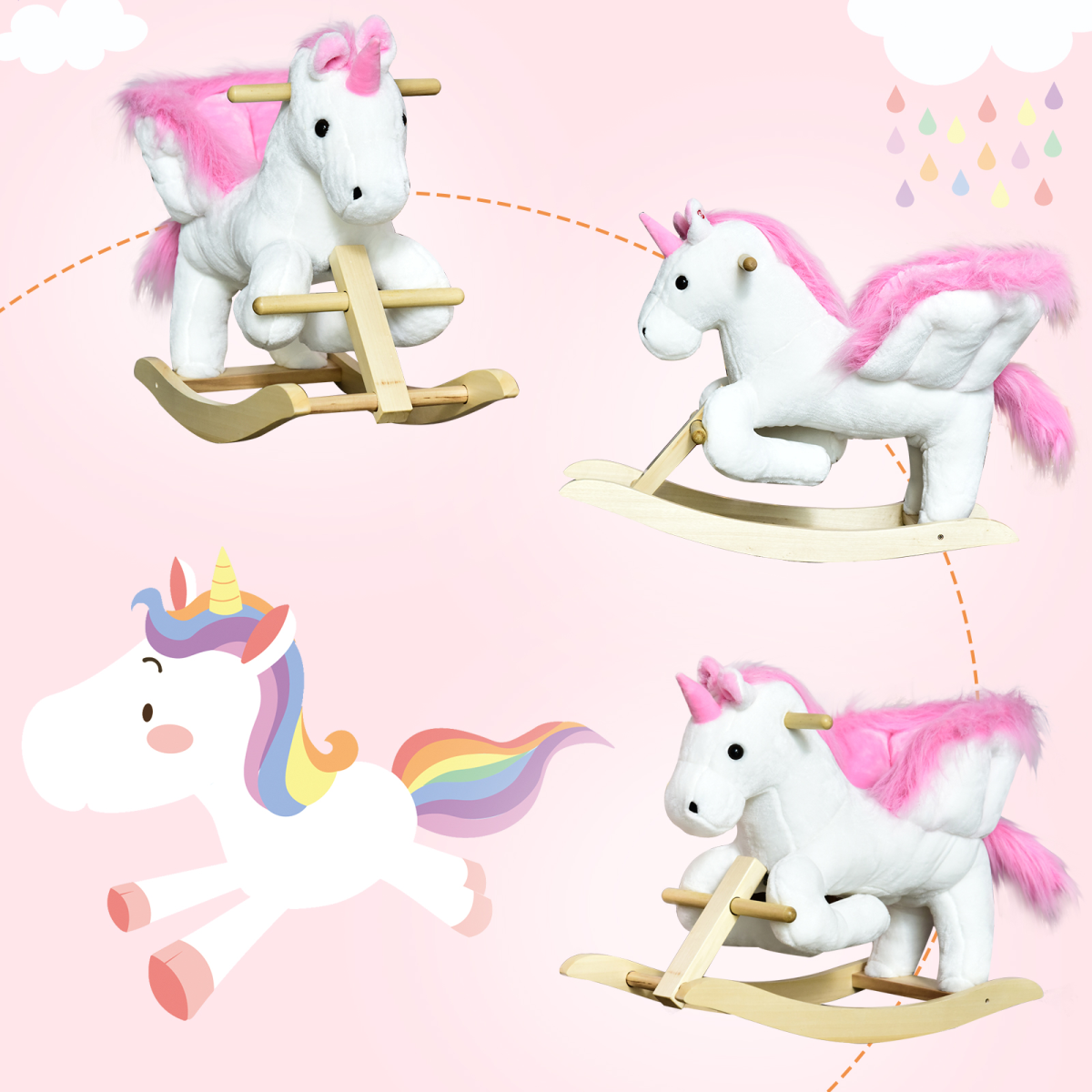 cortex-london-windsor-kids-wooden-unicorn-rocking-horse-pink