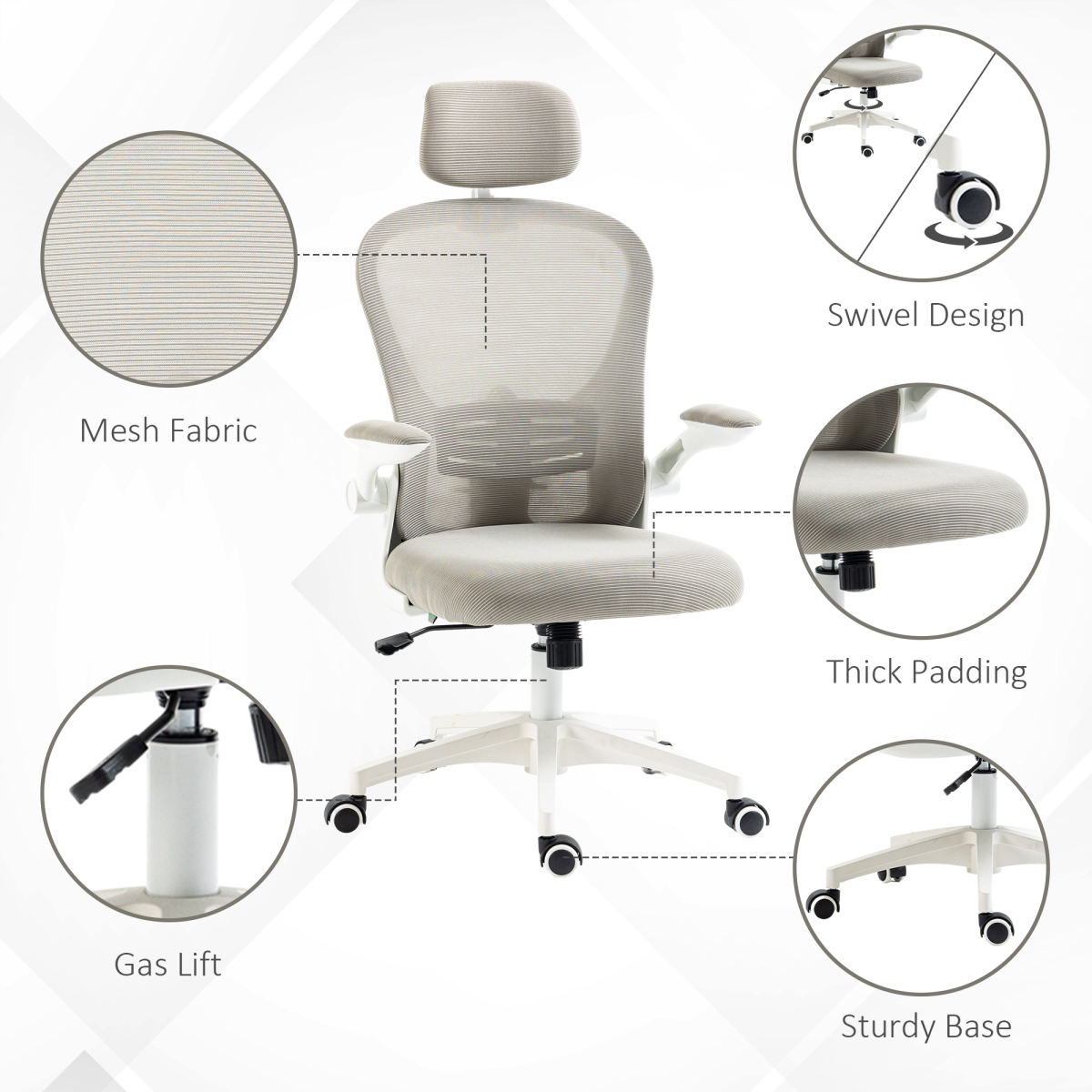 cortex-london-york-mesh-office-chair-with-headrest-grey