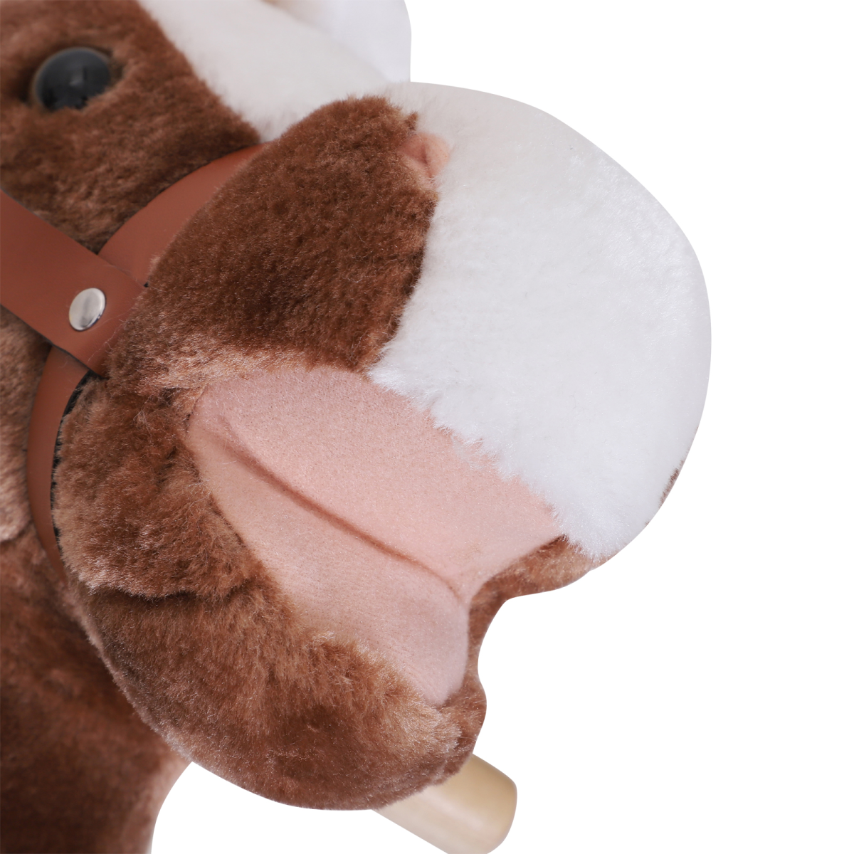cortex-london-windsor-kids-plush-rocking-horse-wooden-ride-on-toy
