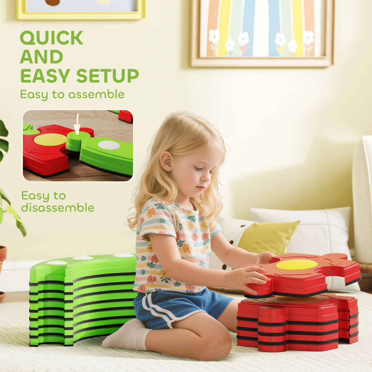 cortex-london-windsor-kids-balance-beam-stepping-stones-green-red