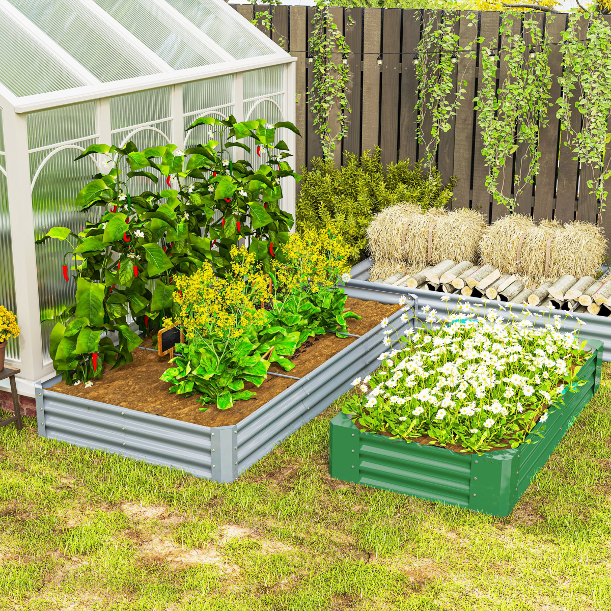 cortex-london-kensington-galvanised-steel-raised-garden-bed-240cm-silver-grey
