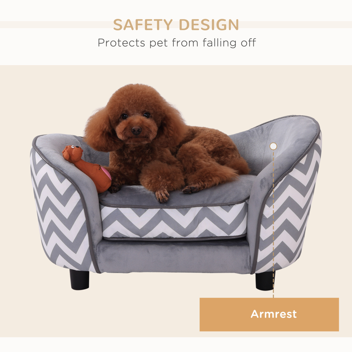 cortex-london-windsor-xs-dog-sofa-grey-removable-cushion
