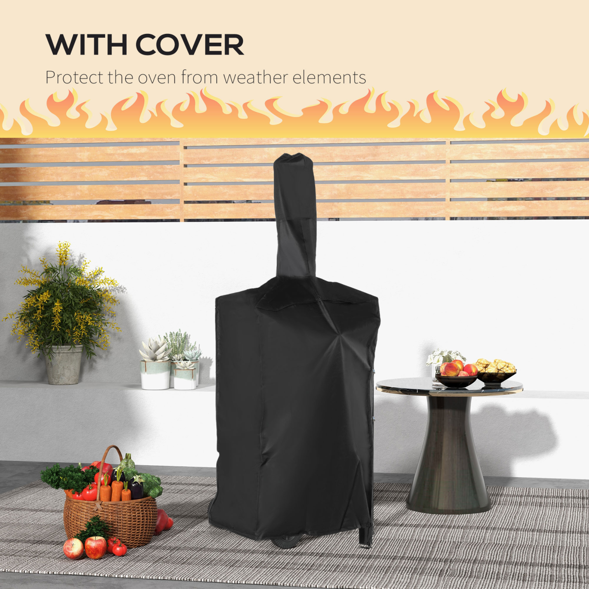 cortex-london-windsor-outdoor-pizza-oven-charcoal-grill-black-rain-cover-shelf-wheels