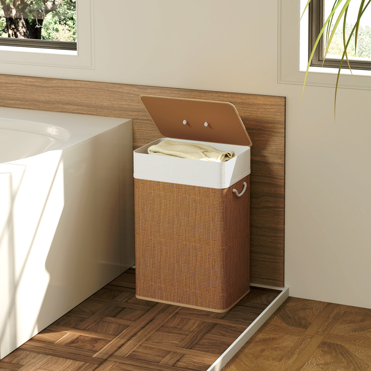 cortex-london-windsor-bamboo-laundry-hamper-72l-brown-removable-washable-liner