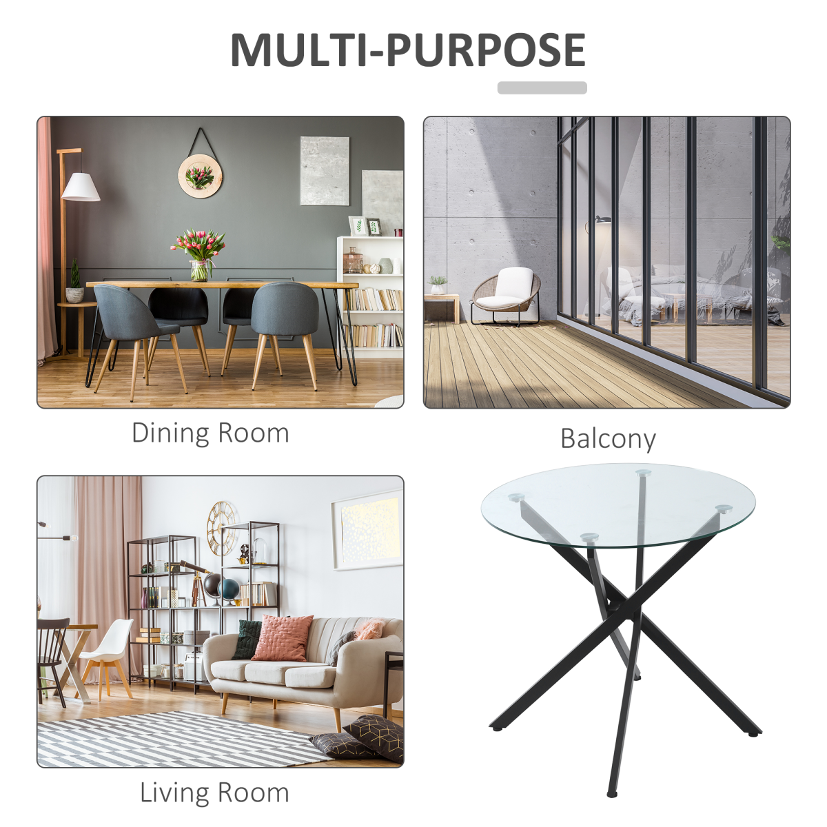 cortex-london-kensington-clear-glass-round-metal-dining-table
