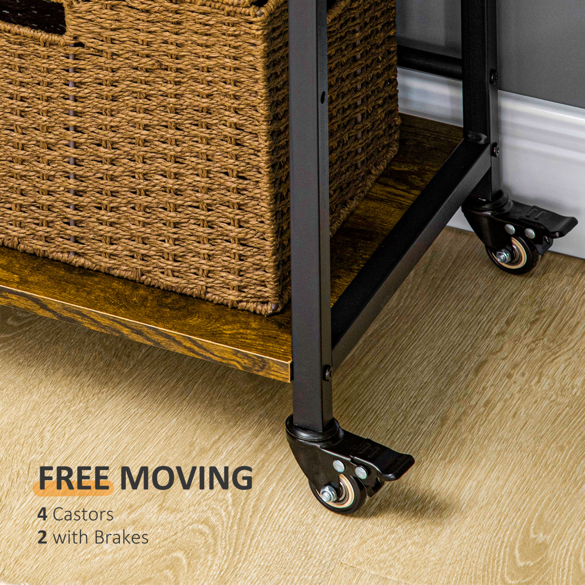 cortex-london-york-three-tier-adjustable-rolling-printer-trolley