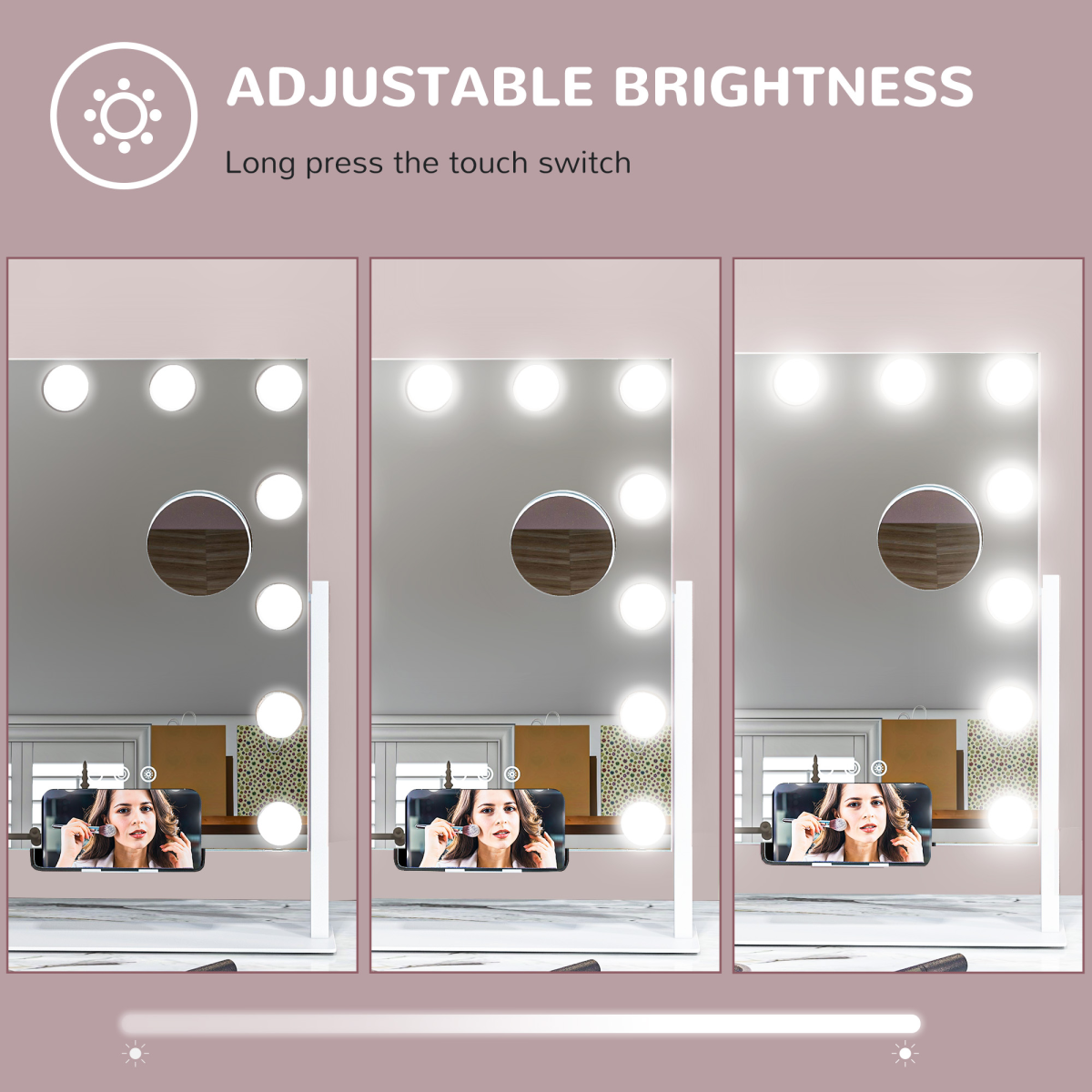 cortex-london-kensington-hollywood-lighted-makeup-mirror-with-usb-white-glass-metal