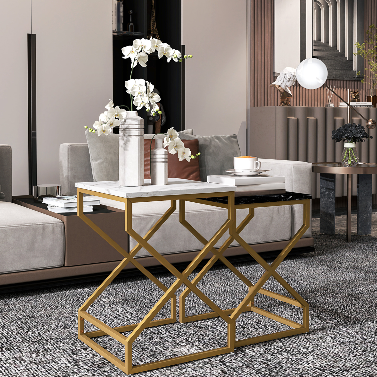 cortex-london-windsor-marble-effect-nesting-tables-black-white-gold-tone
