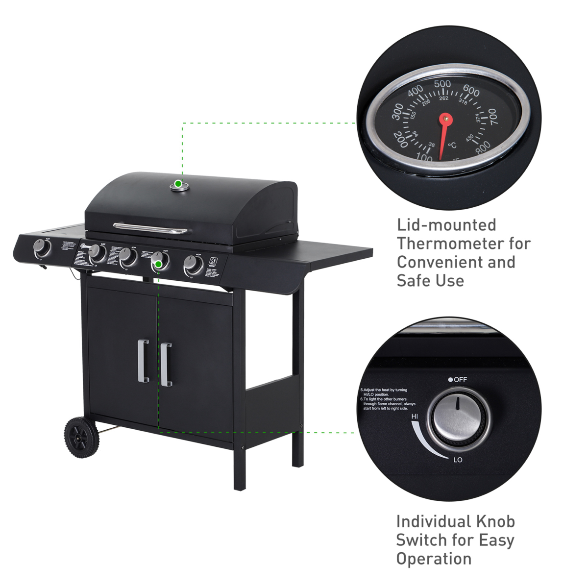 cortex-london-windsor-4-burner-gas-bbq-grill-aluminium-side-burner-wheels