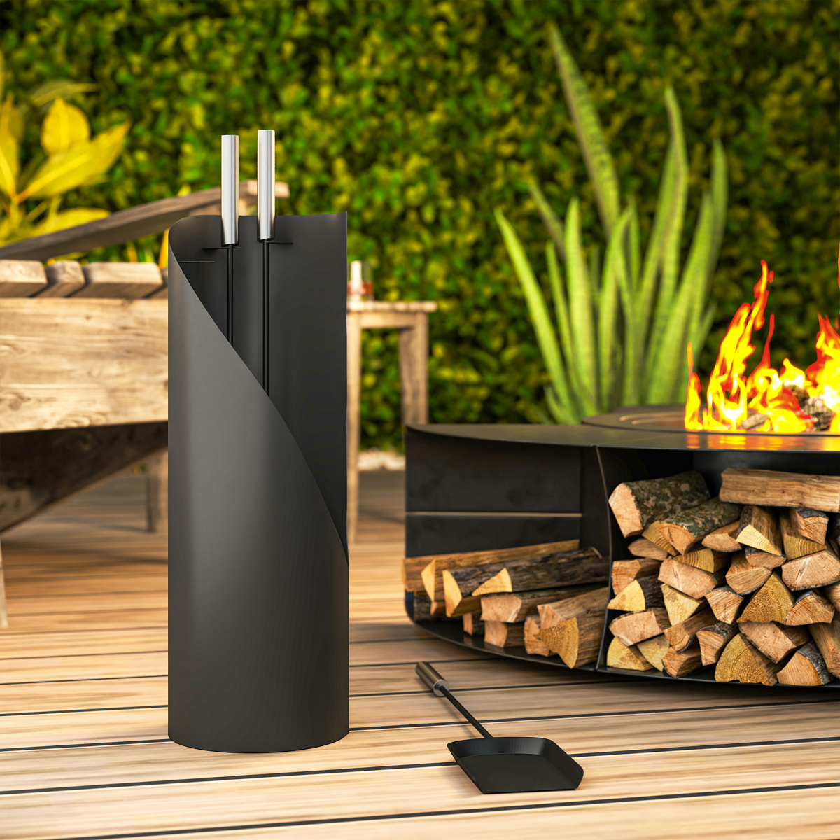 cortex-london-windsor-fireside-companion-set-black-metal-four-piece