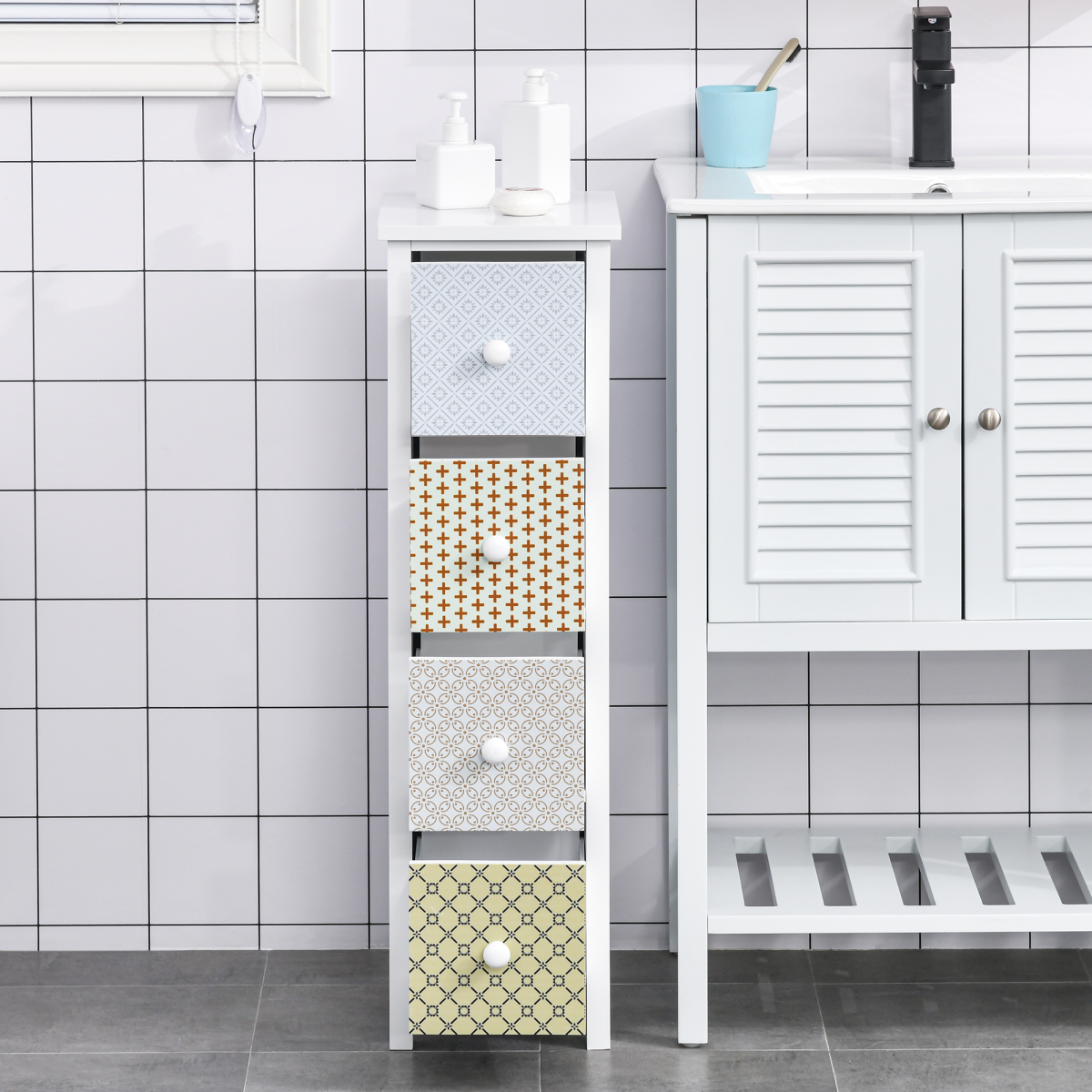 cortex-london-york-drawer-cabinet-four-drawer-storage-organiser-unit