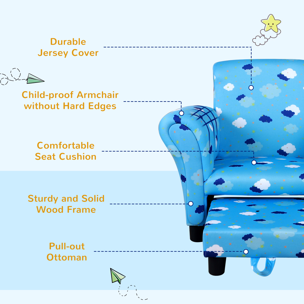 cortex-london-oxford-cloud-star-child-armchair-wood-frame-footrest-blue