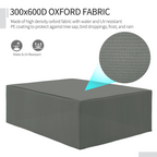 275x205cm Garden Furniture Cover Water UV Resistant Oxford Fabric