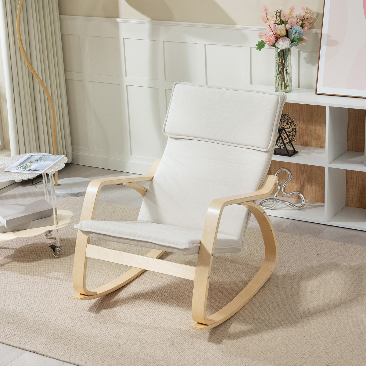 cortex-london-york-cream-white-linen-feel-rocking-chair-high-back-headrest
