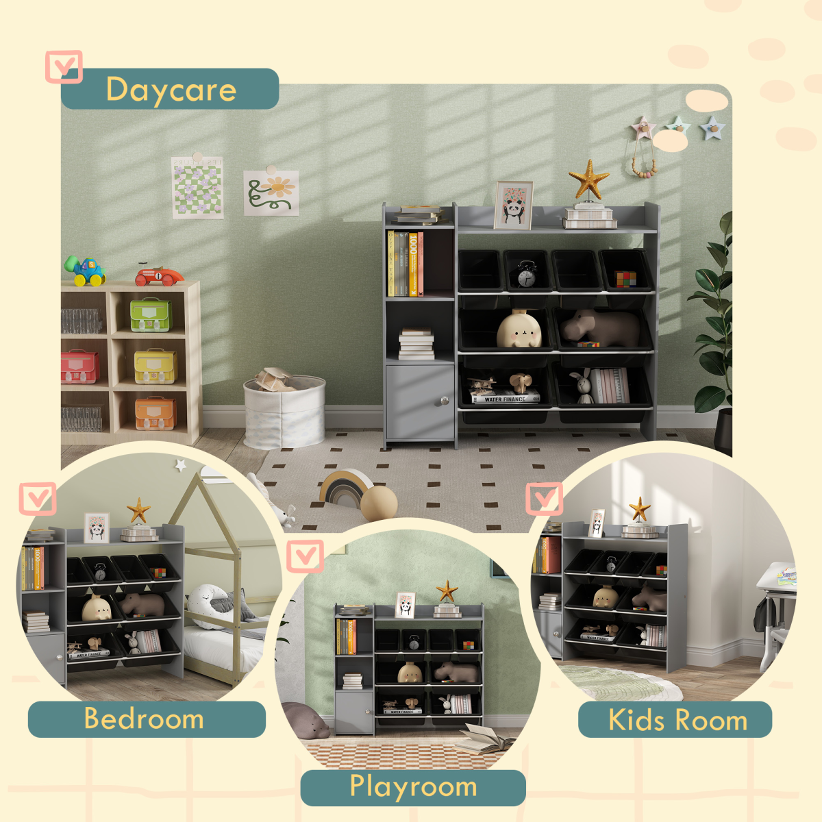 cortex-london-windsor-toy-storage-unit-eight-removable-bins-grey