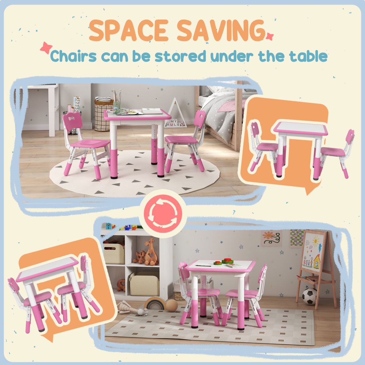 cortex-london-windsor-adjustable-kids-table-and-chair-set-pink