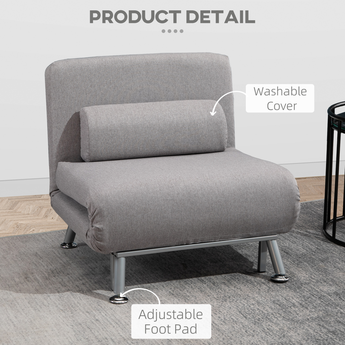 cortex-london-kensington-grey-linen-upholstered-single-sofa-bed