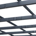 Outsunny 3x3 m Metal Pergola, 300Lx300Wx230H cm-Black