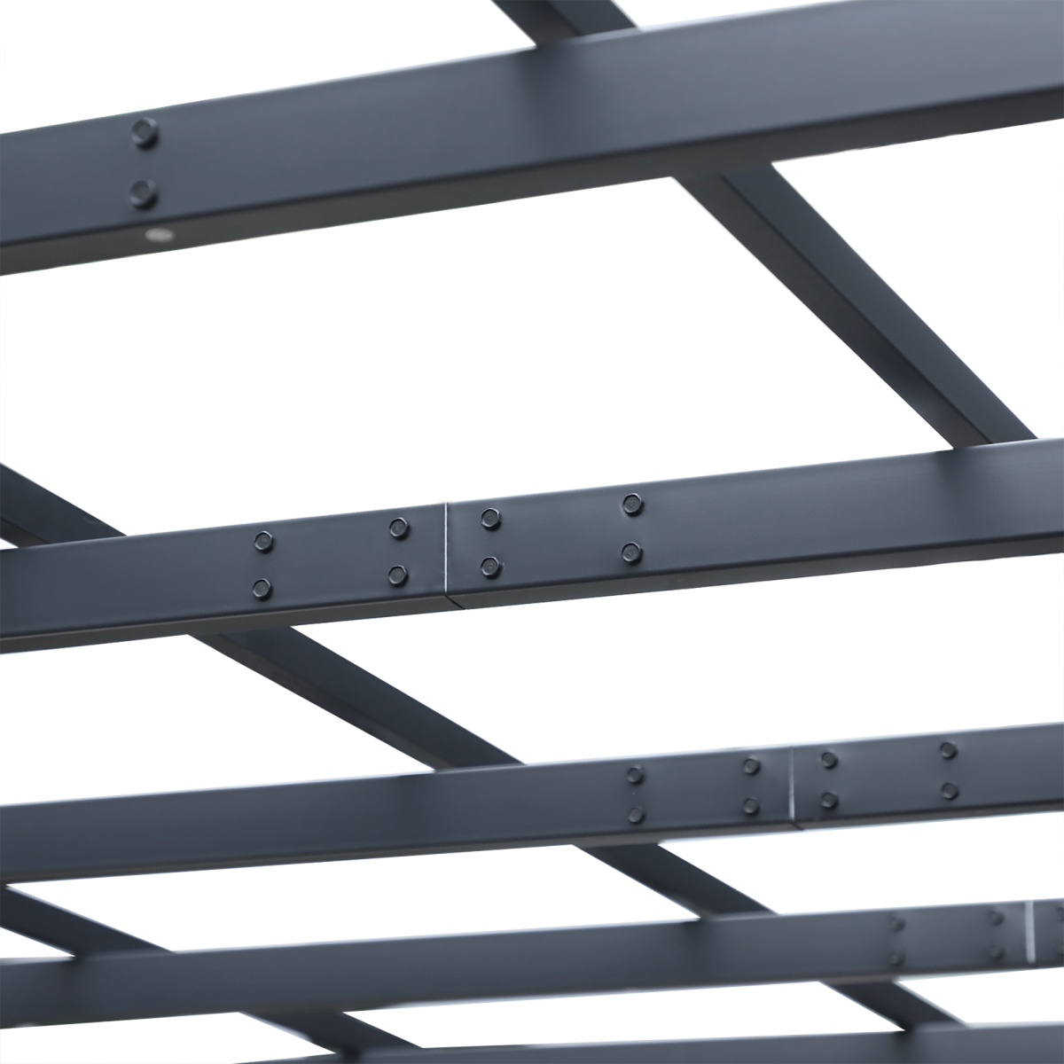 Outsunny 3x3 m Metal Pergola, 300Lx300Wx230H cm-Black