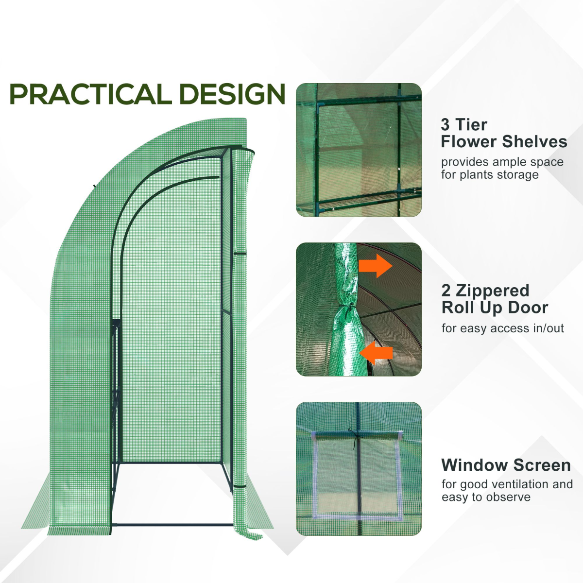 cortex-london-windsor-outsunny-walk-in-lean-to-wall-greenhouse-green-200l-100w-215hcm