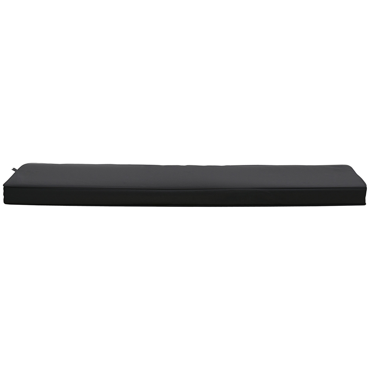 cortex-london-bath-bench-two-seater-black-polyester-cover-cotton-filled-cushion