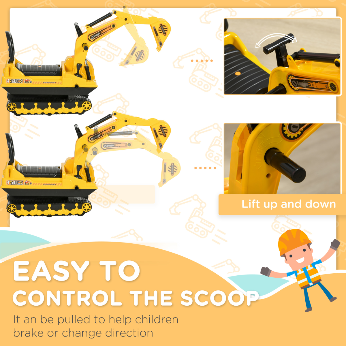 cortex-london-york-excavator-ride-on-toddler-walker-digger-toy
