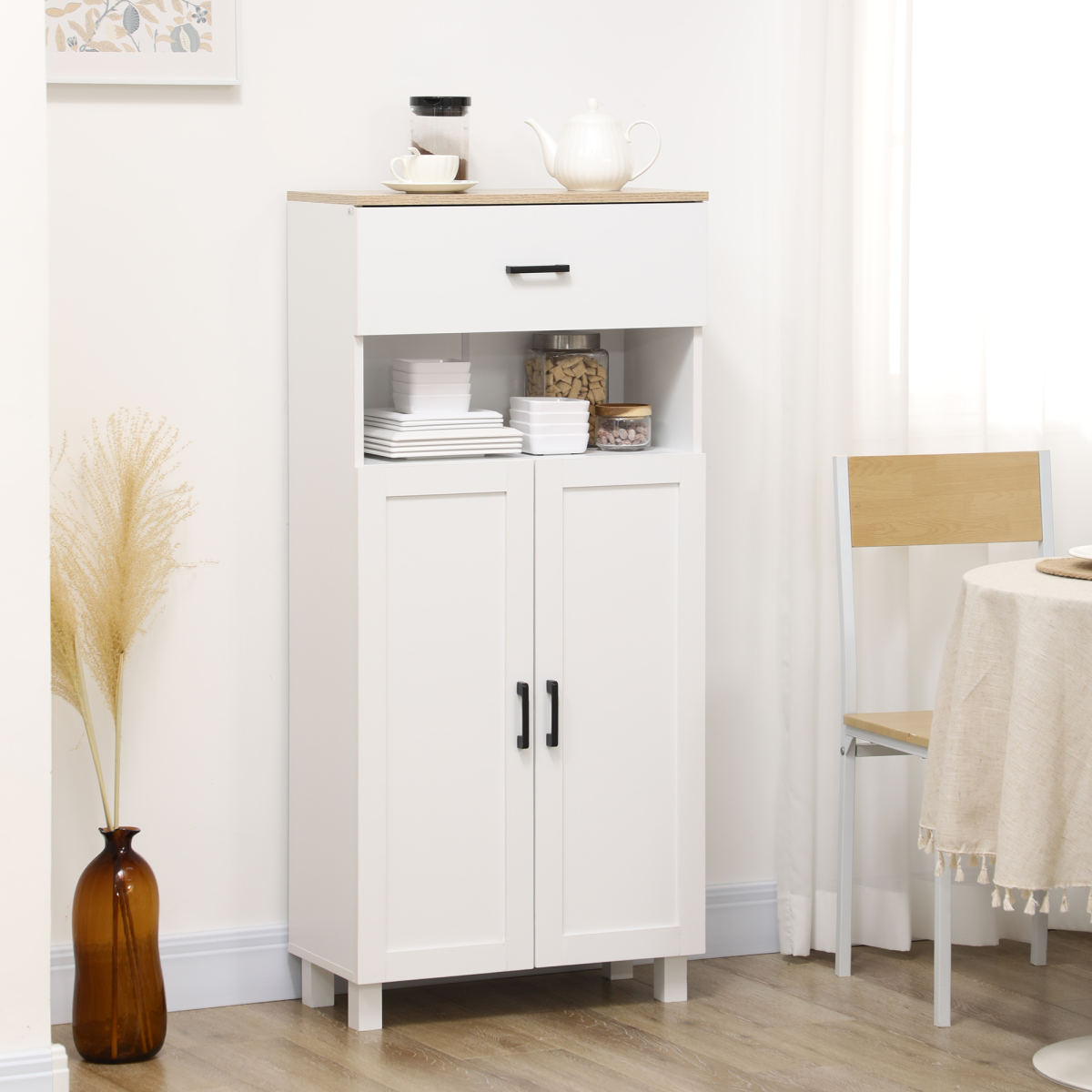 cortex-london-york-kitchen-storage-cabinet-white-drawer-open-compartment-bottom-cupboard