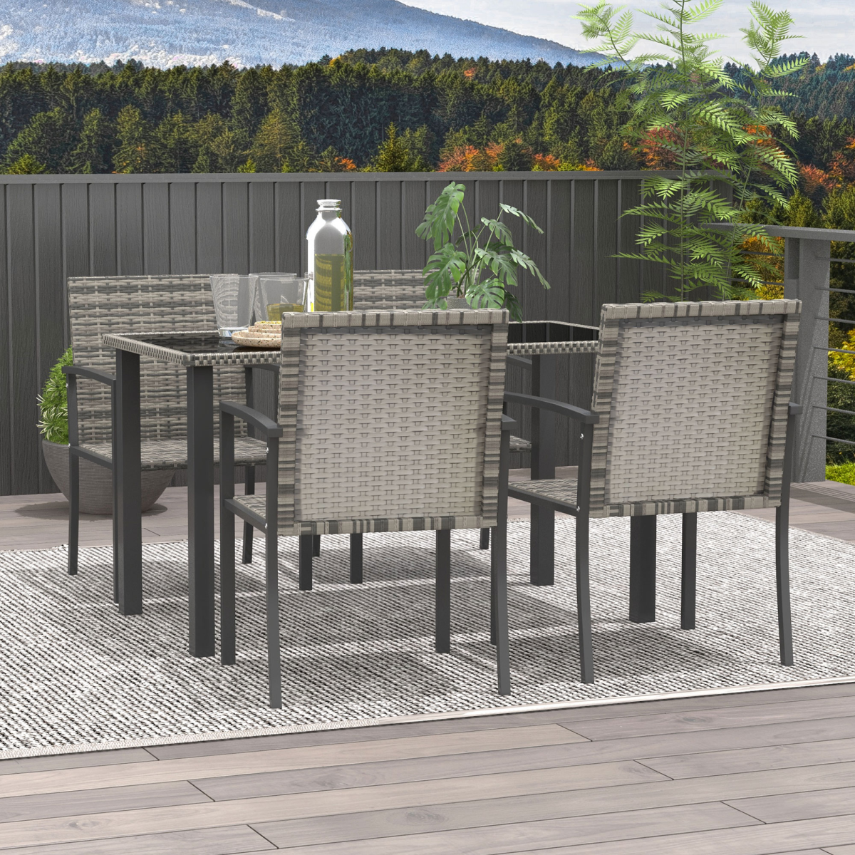cortex-london-windsor-four-seater-rattan-garden-dining-set-mixed-grey-glass-tabletop