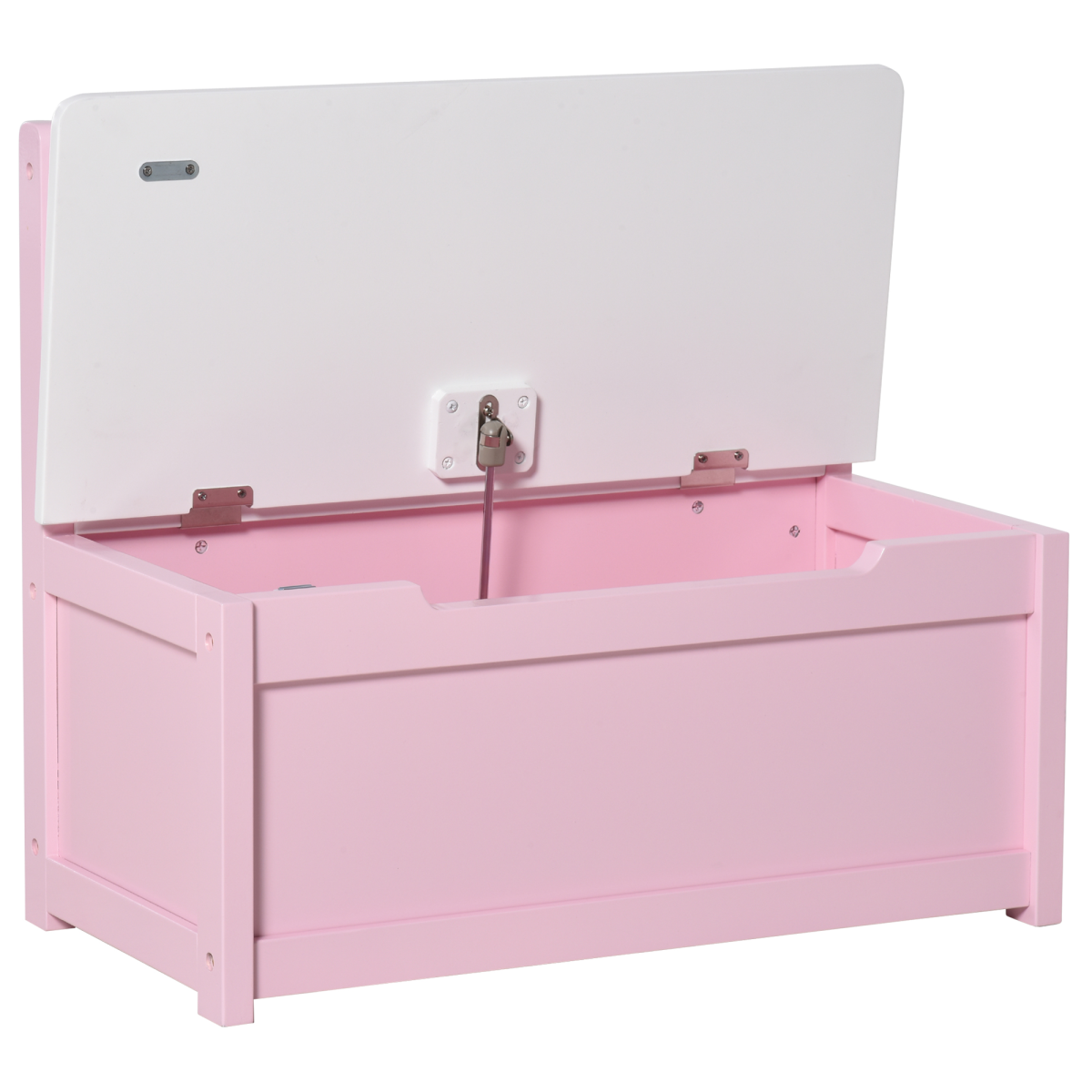 cortex-london-york-2-in-1-wooden-toy-storage-bench-kids-seat-gas-stay-bar