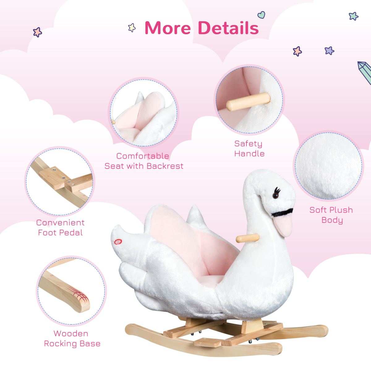 cortex-london-bath-swan-kids-rocking-horse-ride-on-toy-with-music-safety-seat