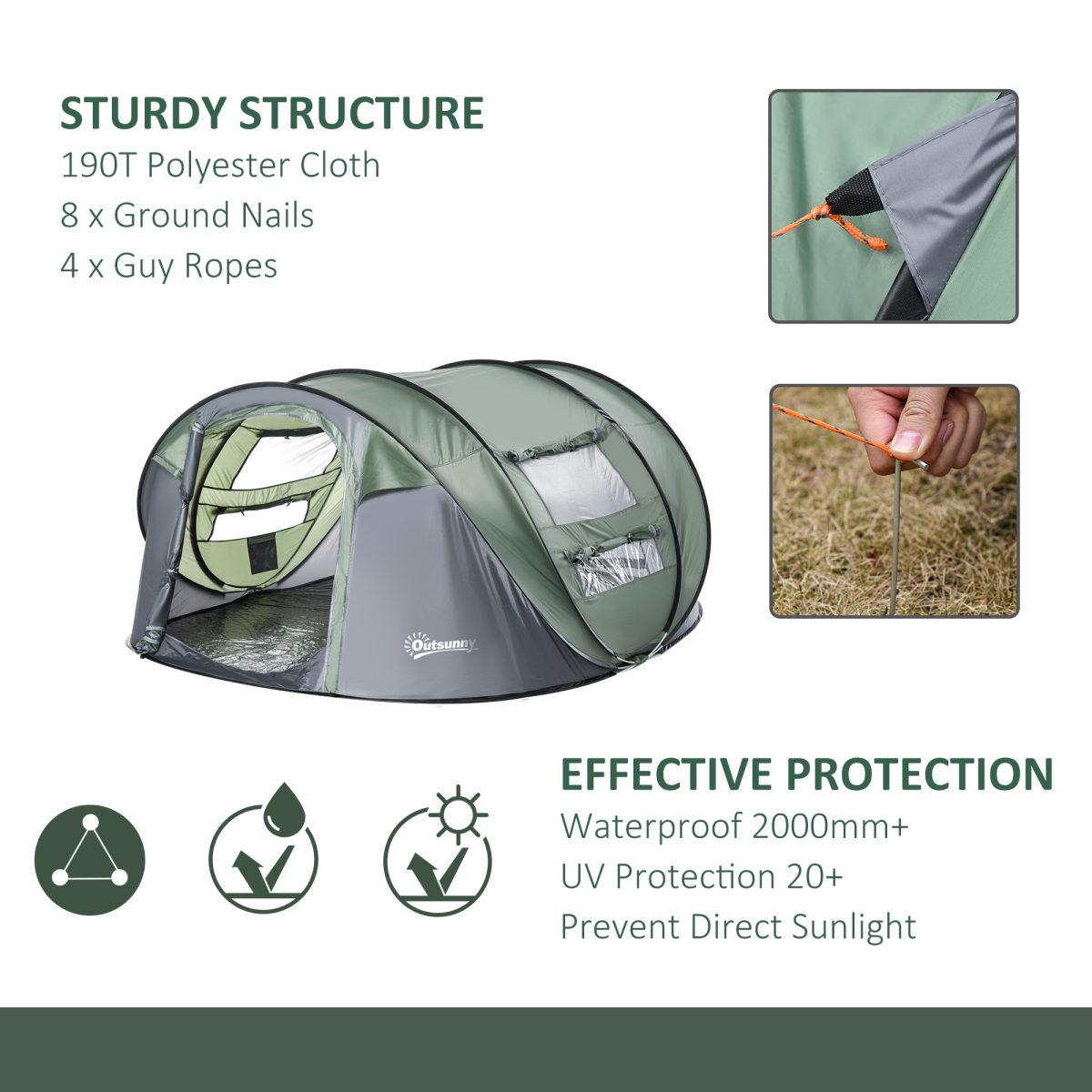 cortex-london-york-pop-up-dome-tent-with-four-windows-outsunny