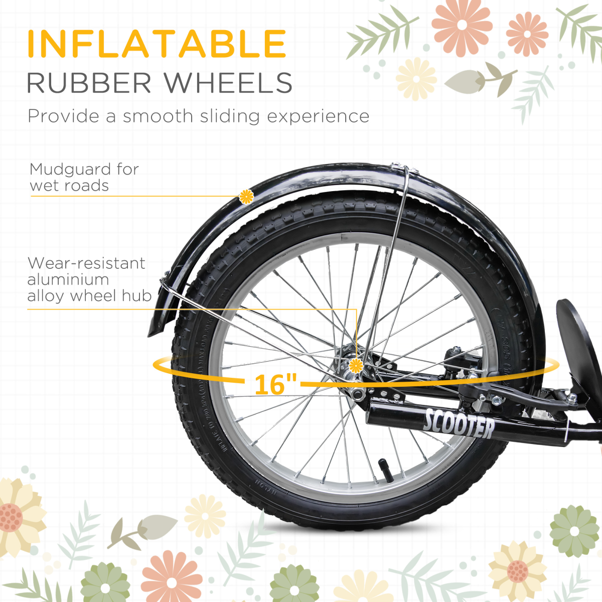cortex-london-york-kids-adjustable-scooter-with-brakes-and-basket
