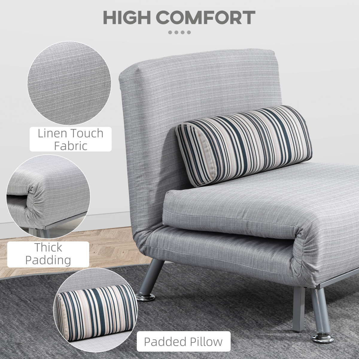 cortex-london-york-folding-single-sofa-bed-chair-grey-steel-frame