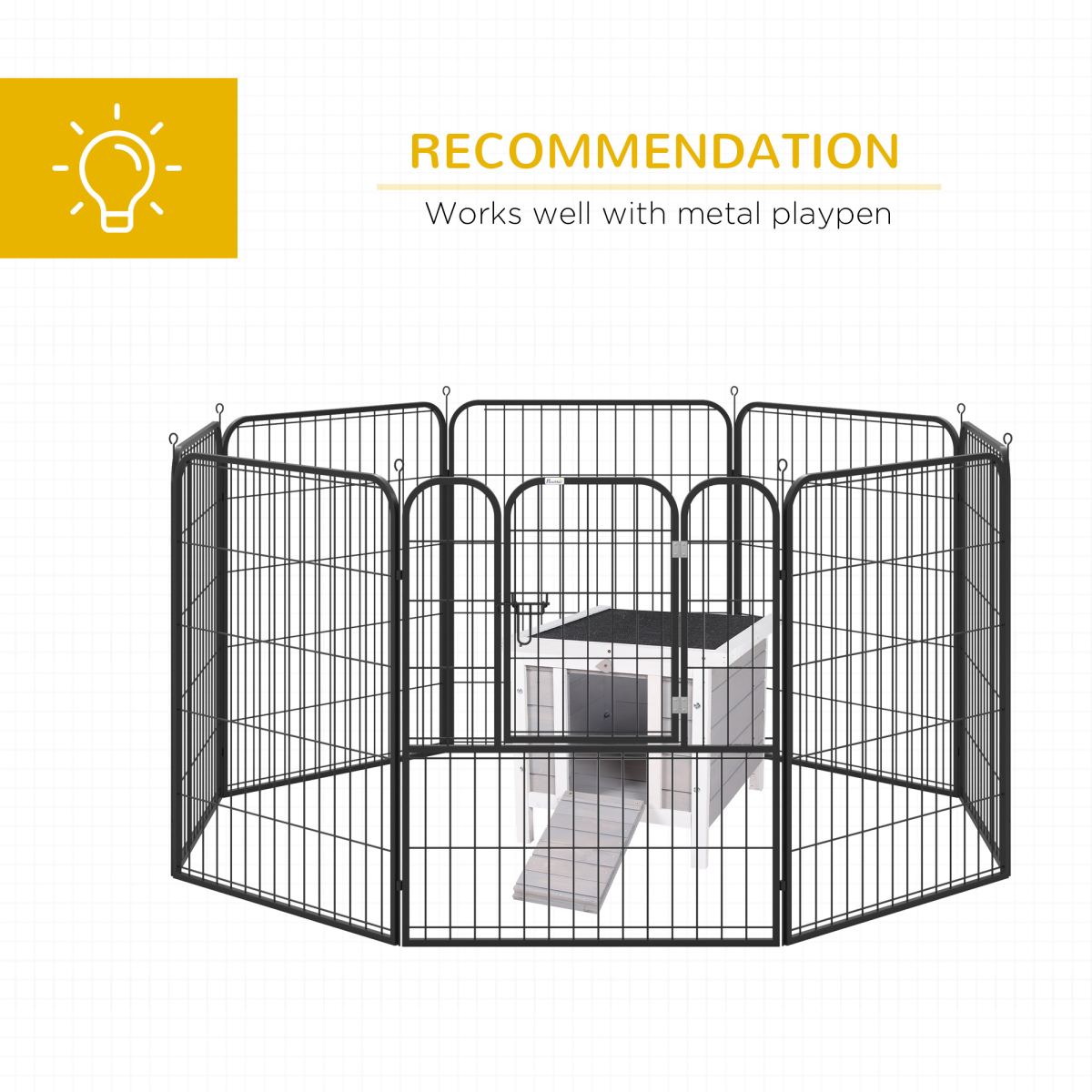 cortex-london-windsor-wooden-rabbit-hutch-pet-habitat-openable-asphalt-roof