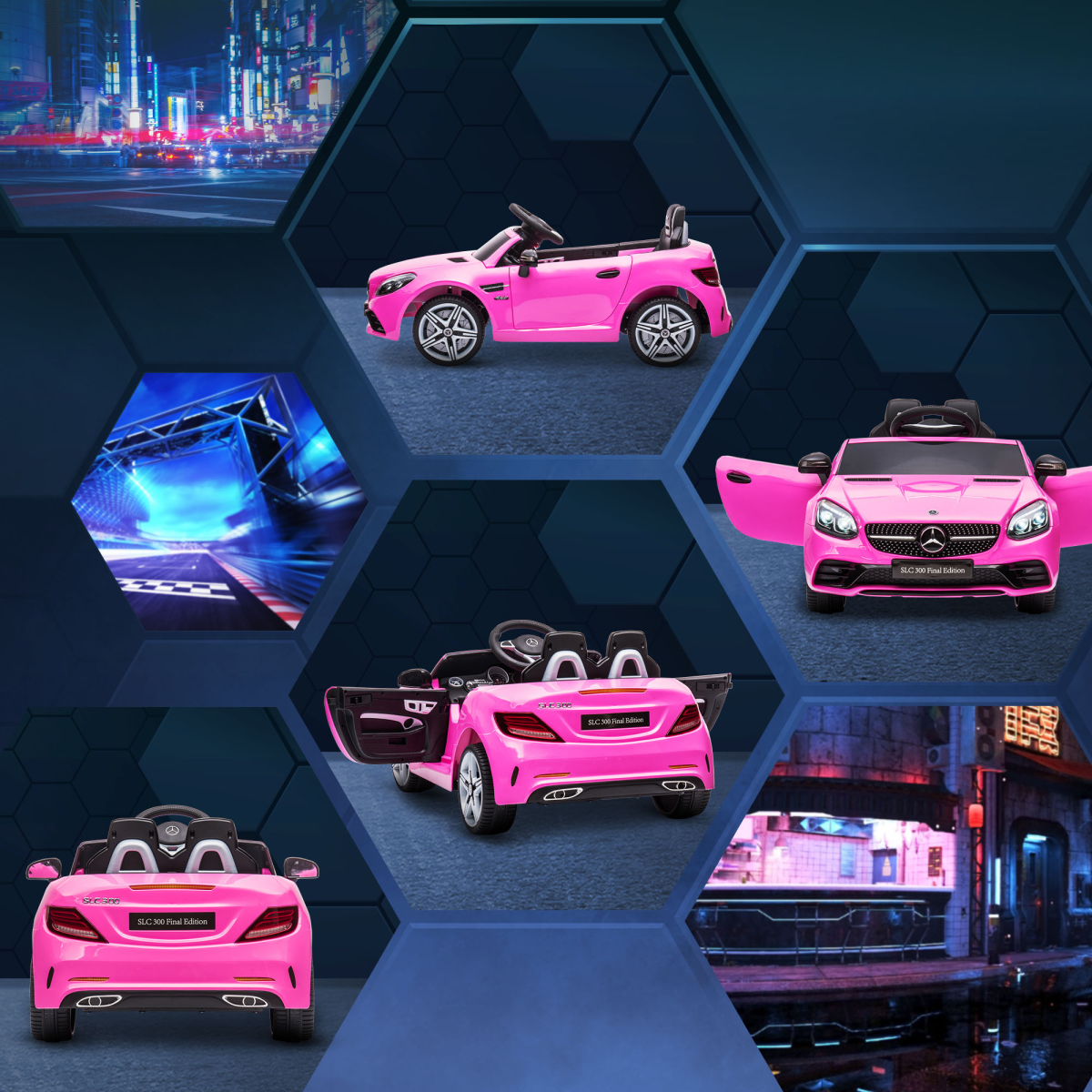 cortex-london-windsor-mercedes-benz-slc-300-12v-kids-electric-ride-on-car-pink