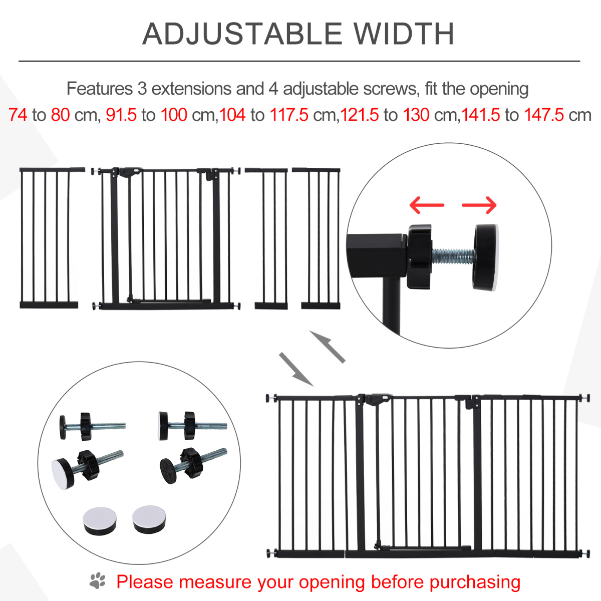 cortex-london-windsor-pawhut-adjustable-safety-gate-three-extensions