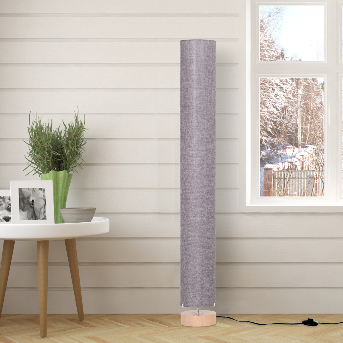 cortex-london-windsor-120cm-wooden-linen-grey-floor-lamp