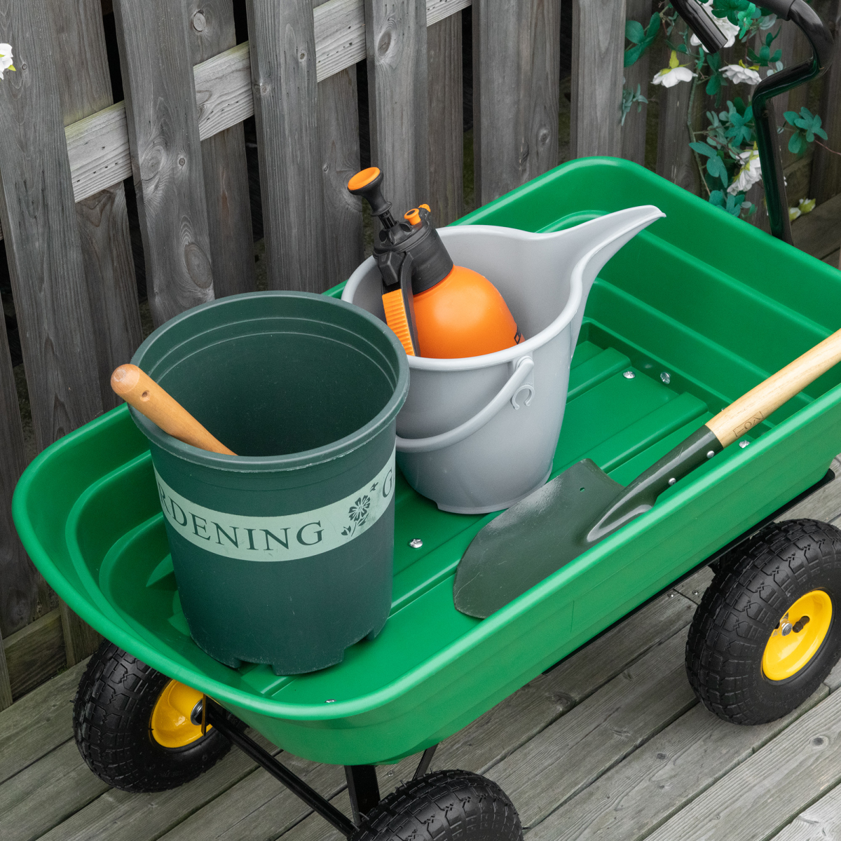 cortex-london-windsor-green-75l-heavy-duty-four-wheel-garden-cart