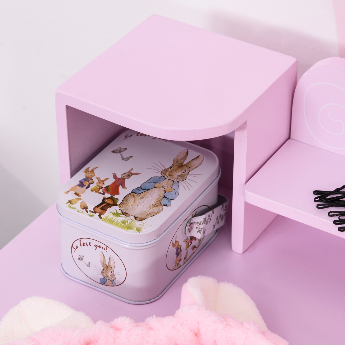 cortex-london-windsor-kids-pink-dressing-table-stool-set-with-storage
