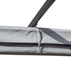 3x3 m Metal Pergola Gazebo Awning Retractable Canopy Grey 3x3m