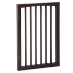 Folding Pet Gate Dog Fence Child Safety Indoor Durable Free Standing Pine Wood