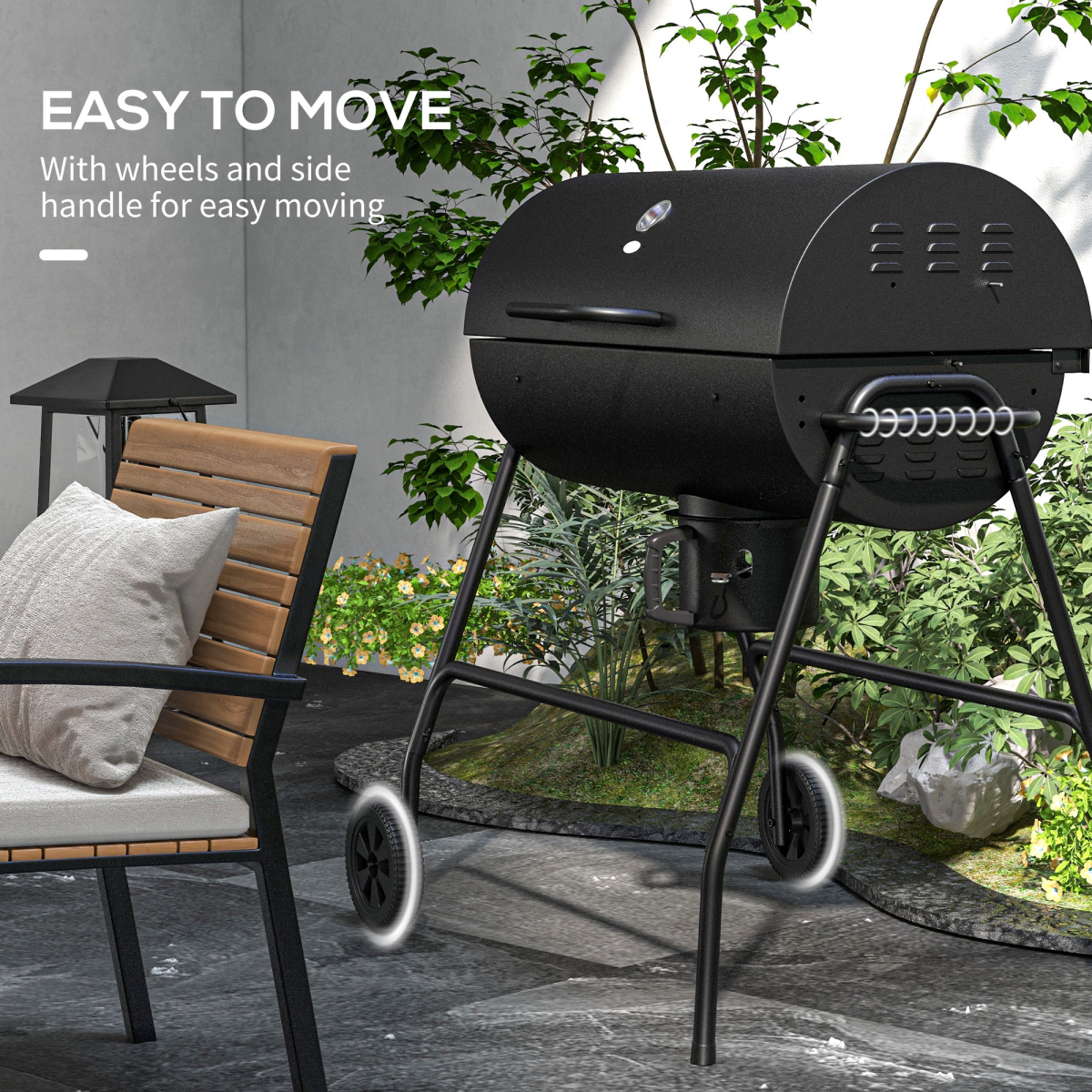 cortex-london-windsor-barrel-charcoal-barbecue-grill-trolley-black